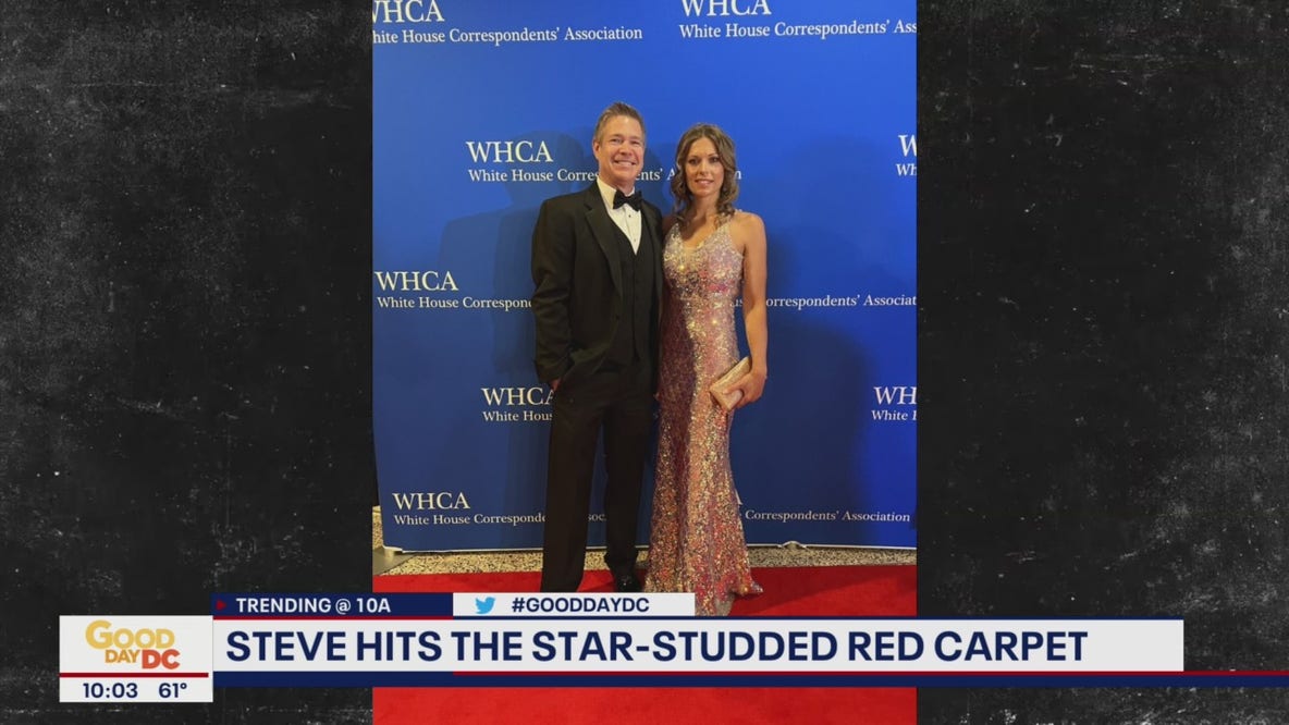 FOX 5's Steve Chenevey walks red carpet at White House Correspondents' dinner